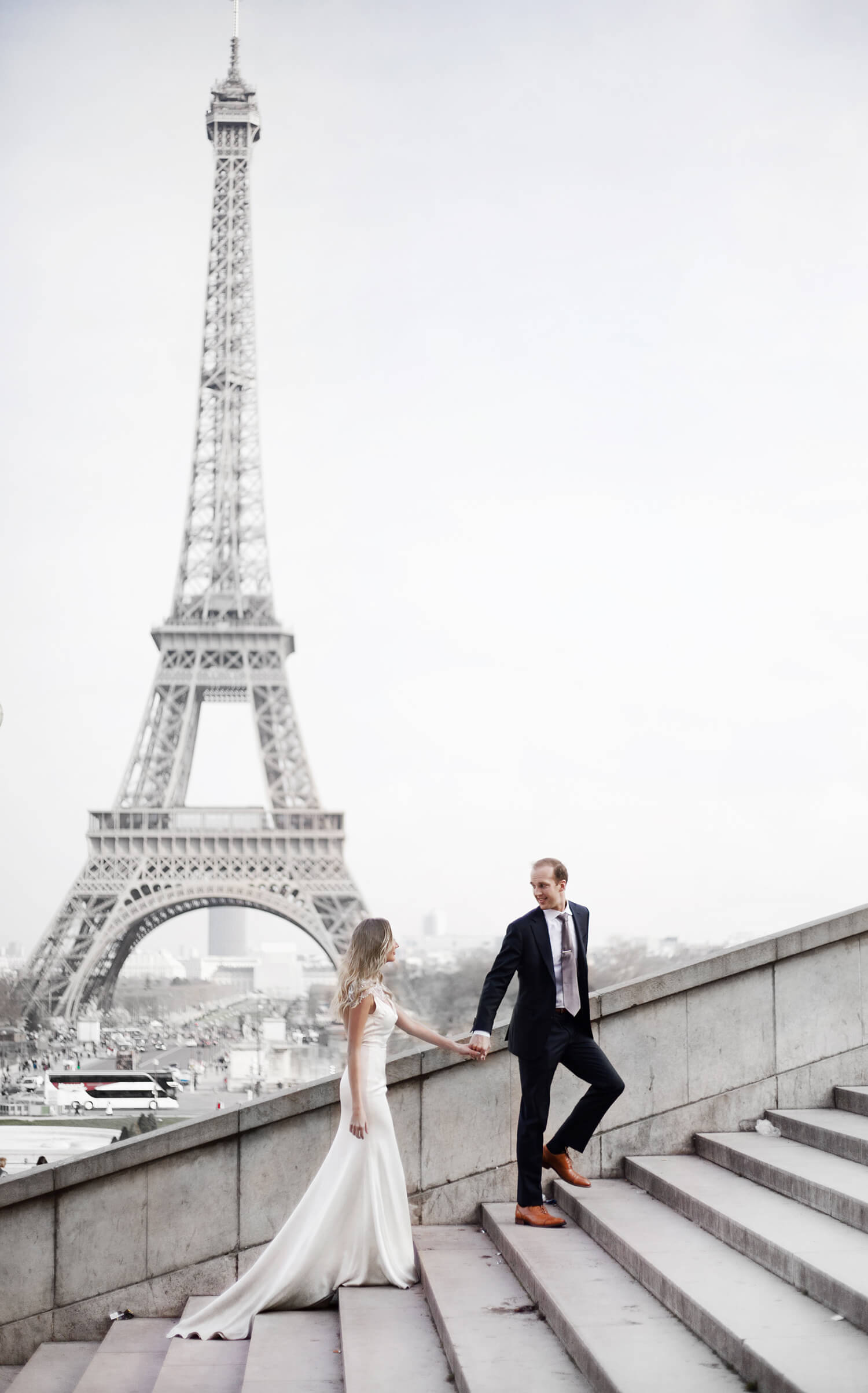 Carly Cristman - Paris Engagement Photos - Eiffel Tower