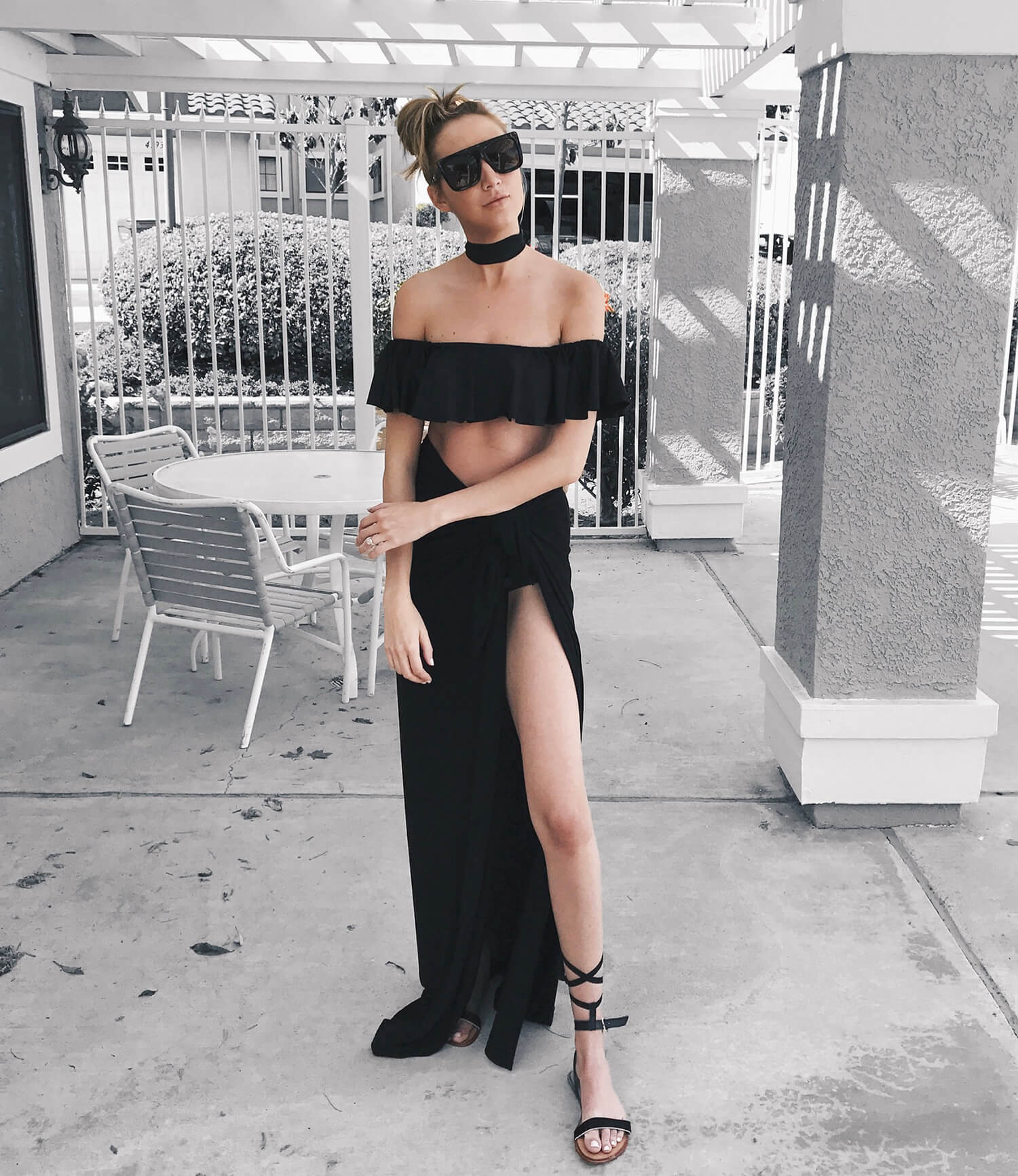 off the shoulder bikini top - L Space Swim 